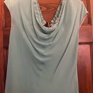 Diane Von Furstenberg Aqua Blue Top